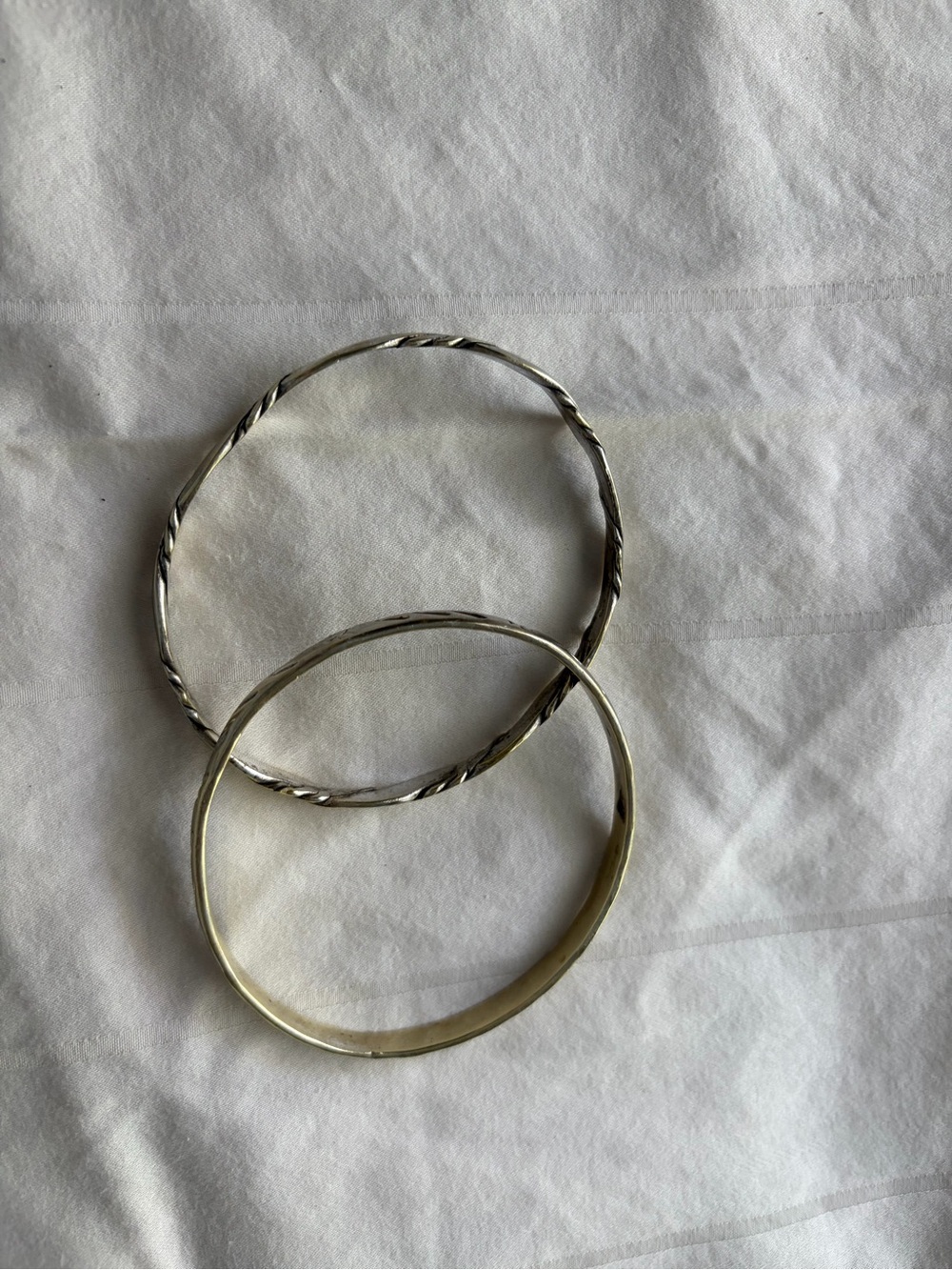 Bracelets - set up two bracelets in sterling silver